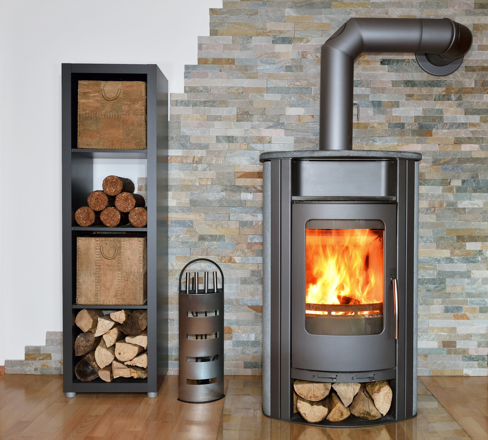 modern woodburner